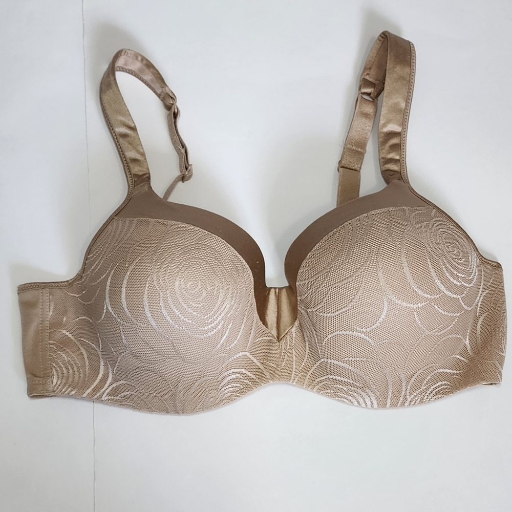 PLAYTEX BALCONETTE NECKLINE  NUDE BRA/  36C